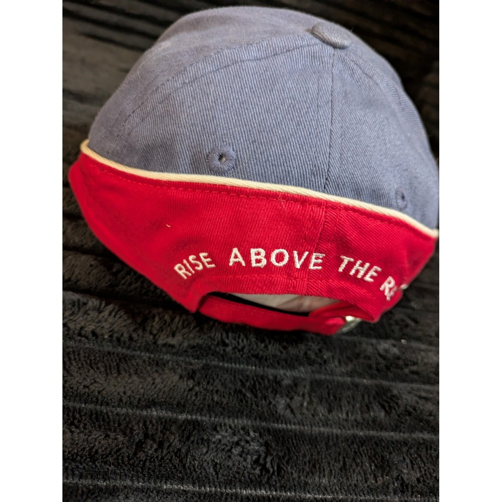 Royal Air Force RAF Blue Red Embroidered Baseball Cap Hat Rise Above The Rest - Picture 6 of 10